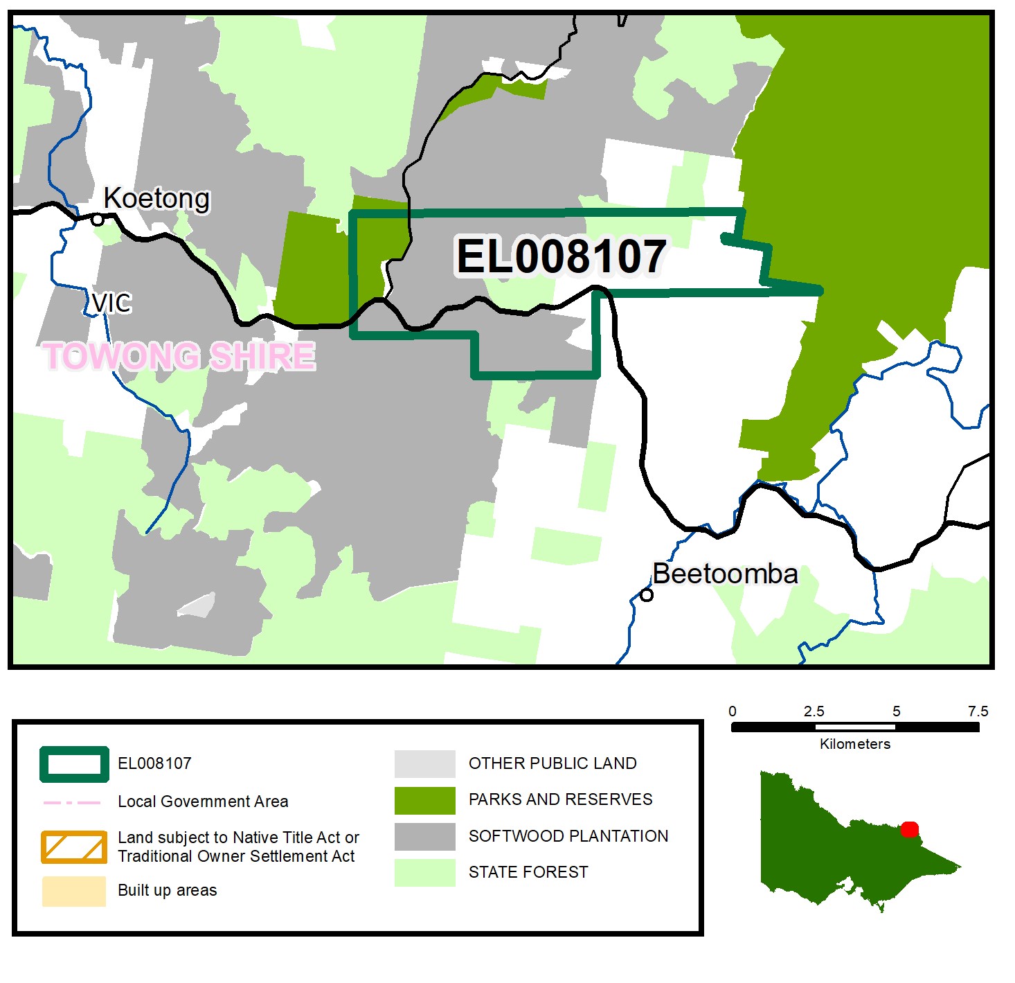 Map of EL008107. Click on map to view a larger version.